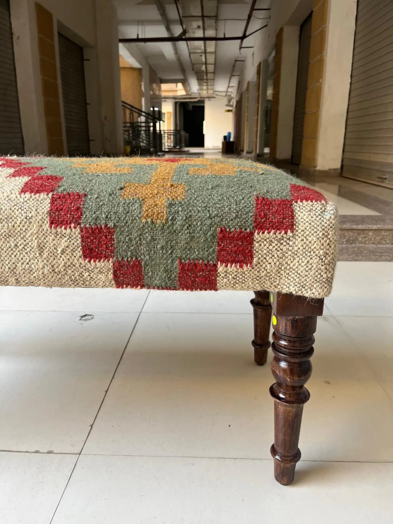 Kilim Bench, Handmade BenchOriental Bench, Bedroom Bench, Vintage Rug Bench, , Rustic Bench, Entryway Bench, Living Room Bench