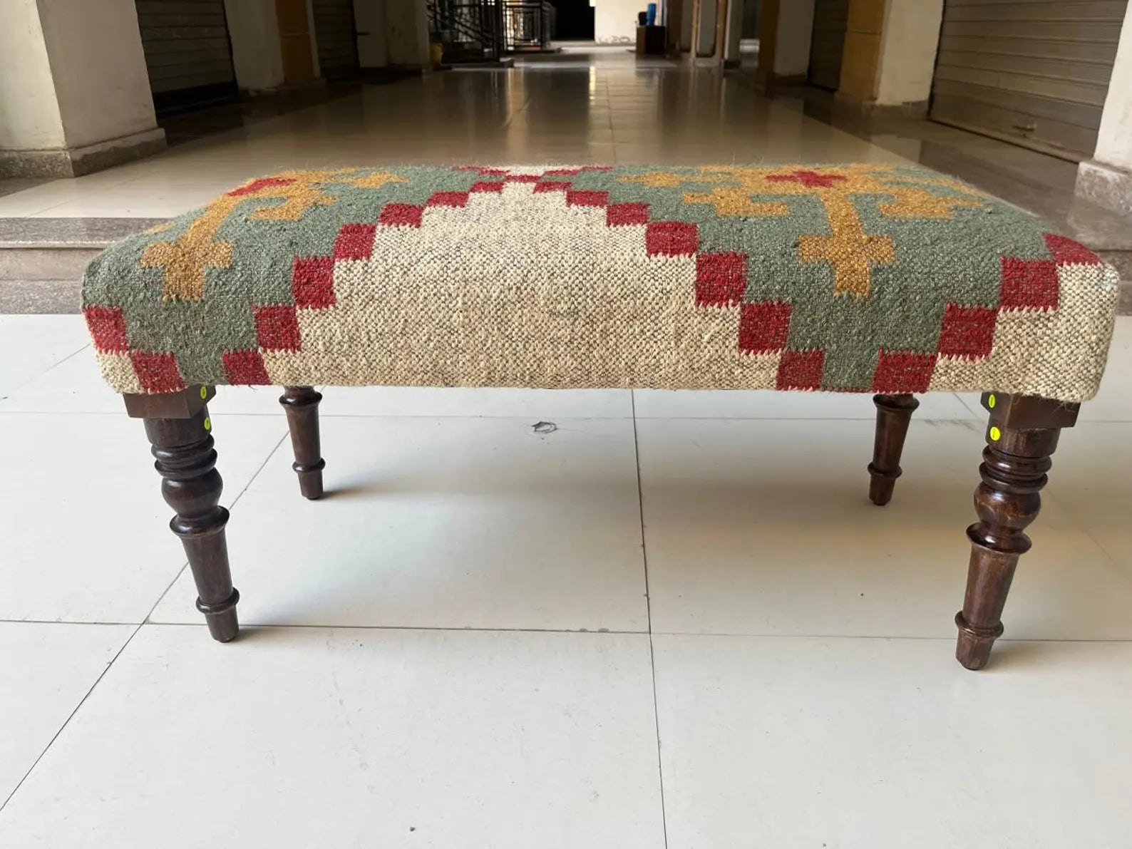 Kilim Bench, Handmade BenchOriental Bench, Bedroom Bench, Vintage Rug Bench, , Rustic Bench, Entryway Bench, Living Room Bench
